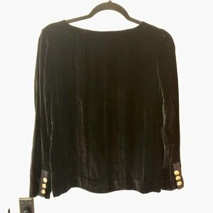 J Crew NWT Velvet Shirt Gold Buttons​​​​​​​